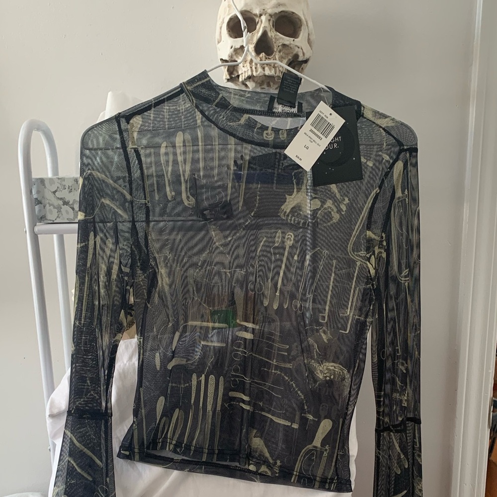 Midnight Hour Sheer Spooky Top